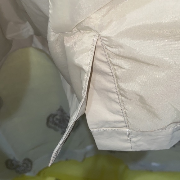 MEN EDDIE BAUER TRENCH VELCRO/ZIP FRONT CLOSURE, WELT POCKETS BEIGE SZ M - Picture 11 of 15